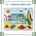 Beach scene glitter decal souvenir gifts photo frame